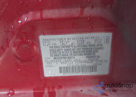 2015 Nissan Versa Note S (Sr)/S Plus/Sl/Sr/Sv from USA, damaged, VIN 3N1CE2CP9FL352771